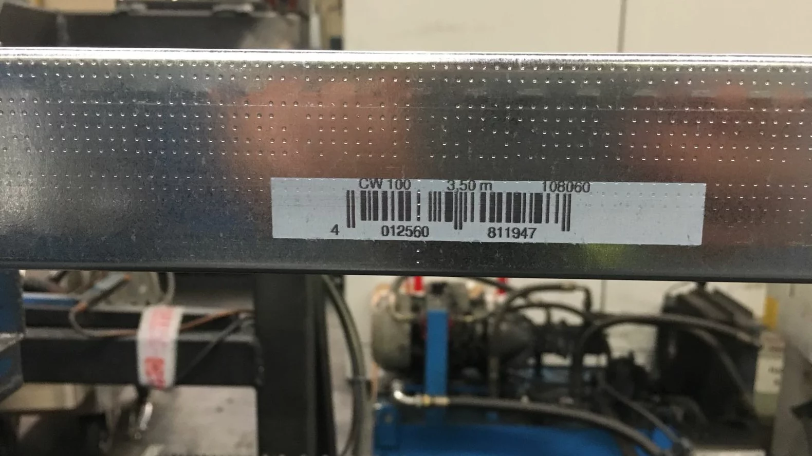 Marcado en perfiles de aluminio